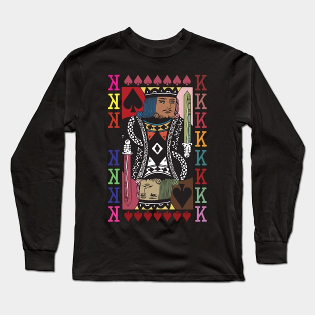 Deck King Long Sleeve T-Shirt by Dojaja